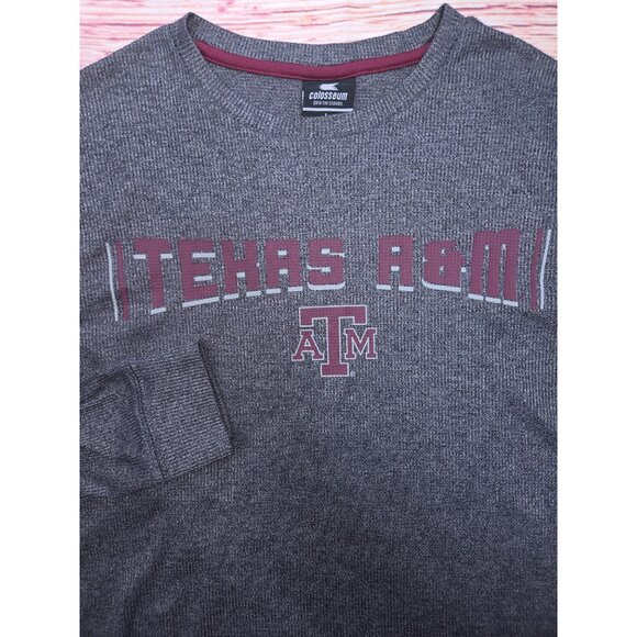 Texas A&M Aggies Colosseum Long Sleeve Thermal Shirt Large - Picture 4 of 6